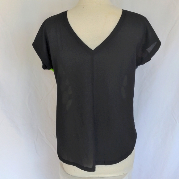 Desigual summer top, black with festival print, size S - Picture 6 of 9